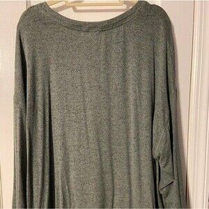 Cupio Heathered Knit Sweatshirt with Front Pockets